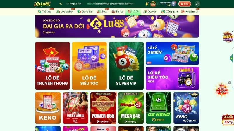Các Hình Thức Lô Đề Lu88 Được Ưa Chuộng