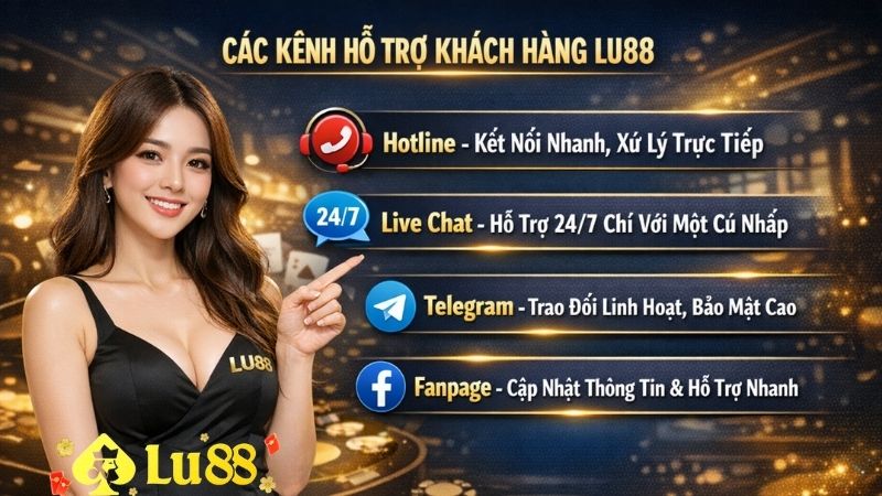 Các Kênh Hỗ Trợ Khách Hàng Lu88