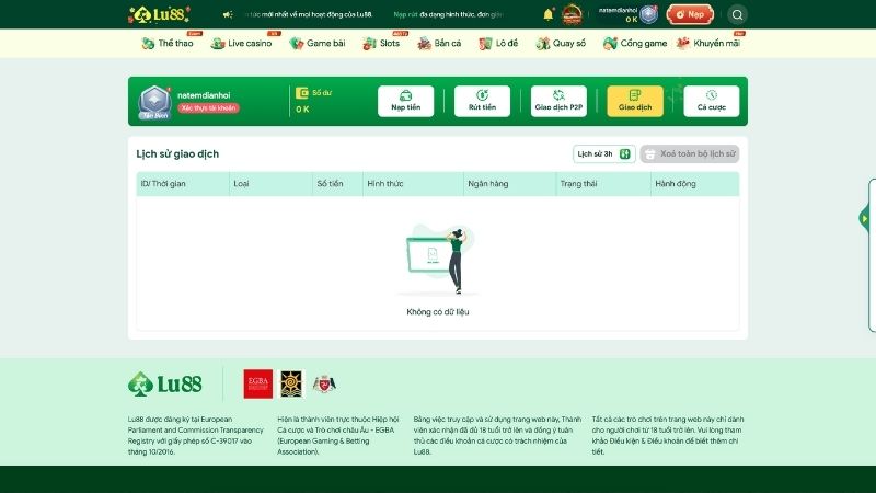 Cách Quản Lý Tài Khoản Sau Khi Đăng Nhập LU88 Cách Quản Lý Tài Khoản Sau Khi Đăng Nhập LU88