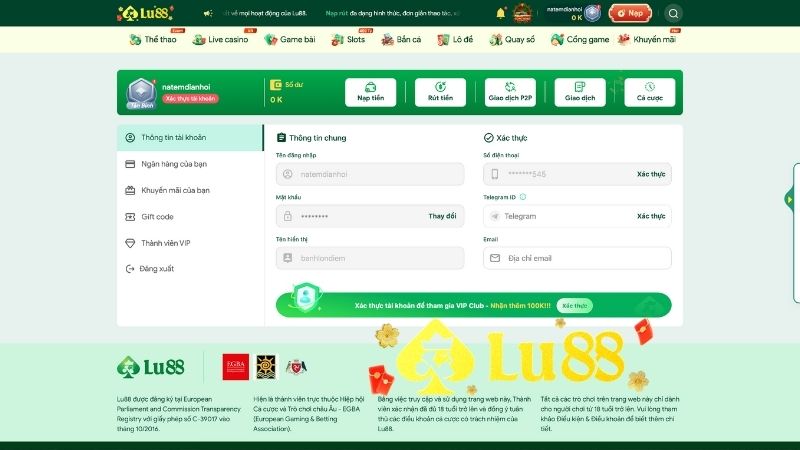 Hướng Dẫn Tham Gia Cổng Game VIP Tại Lu88