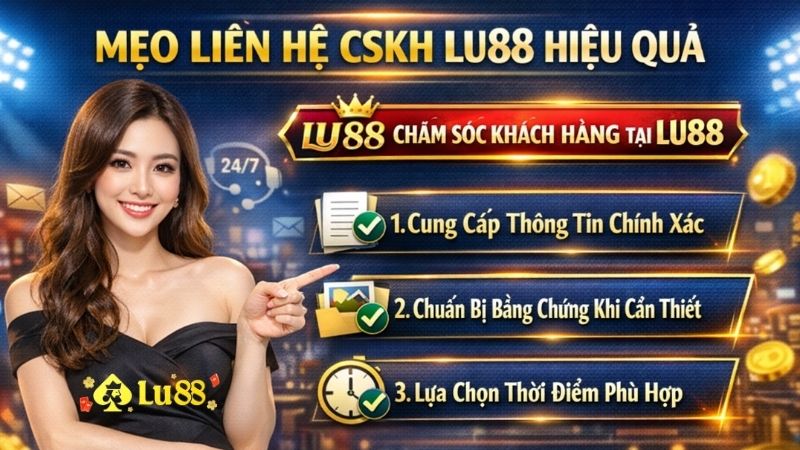 Mẹo Liên Hệ CSKH Lu88 Hiệu Quả